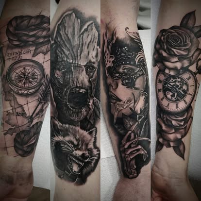 Mixed sleeve work